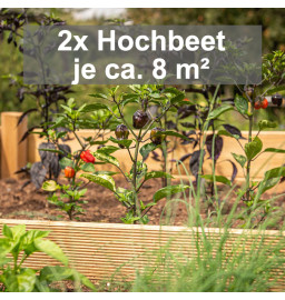 Bewässerungsset für 2 Hochbeete je 8 m²