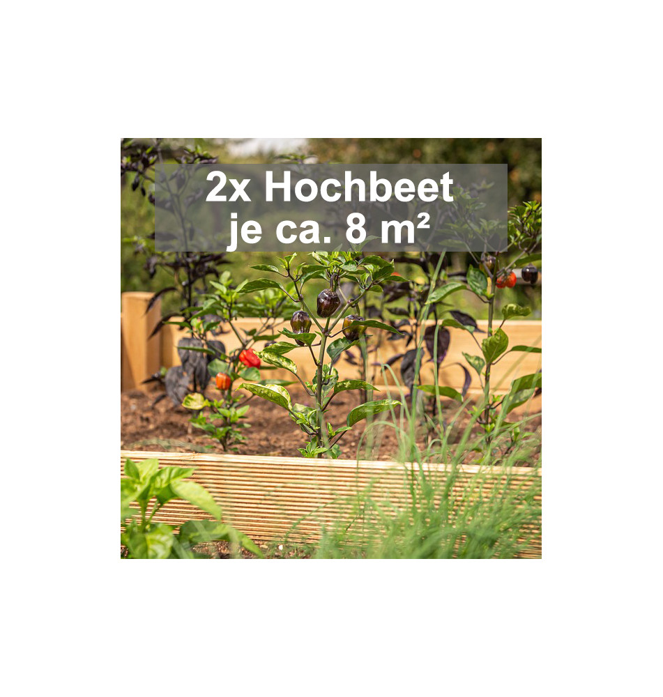 Bewässerungsset für 2 Hochbeete je 8 m²