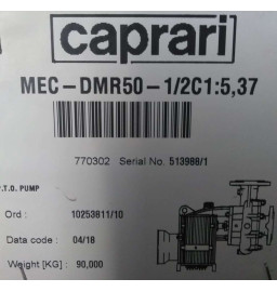Traktorpumpe CAPRARI MEC DMR50
